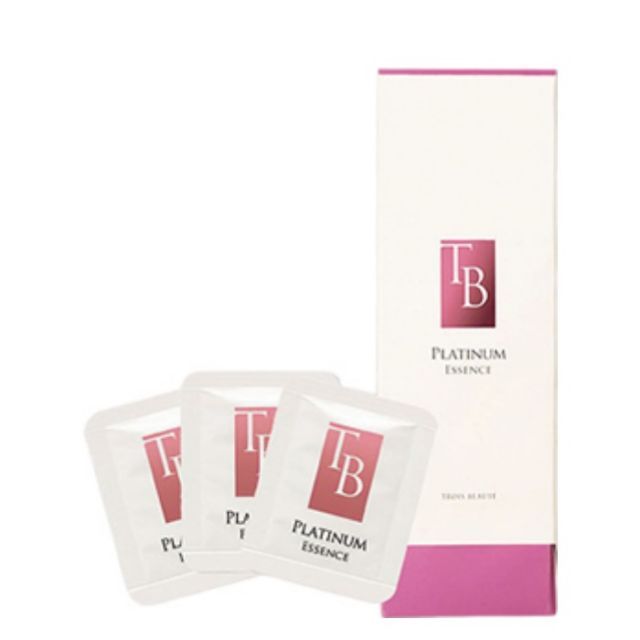 TBプラチナムエッセンス 0.8ml×28包 7種類の美容成分を全て原液ベースで贅沢配合