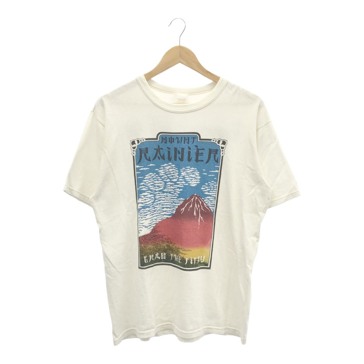 FREEWHEELERS　フリーホイーラーズ　Mt RAINIER　NATIONAL　PARK　プリントTシャツ　ホワイト