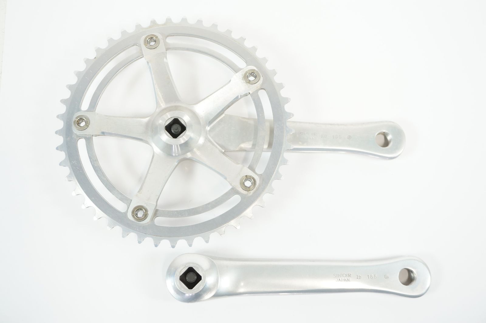 SUNTOUR 「サンツアー」 SUPERBE PRO 45T厚歯 165mm クランクセット
