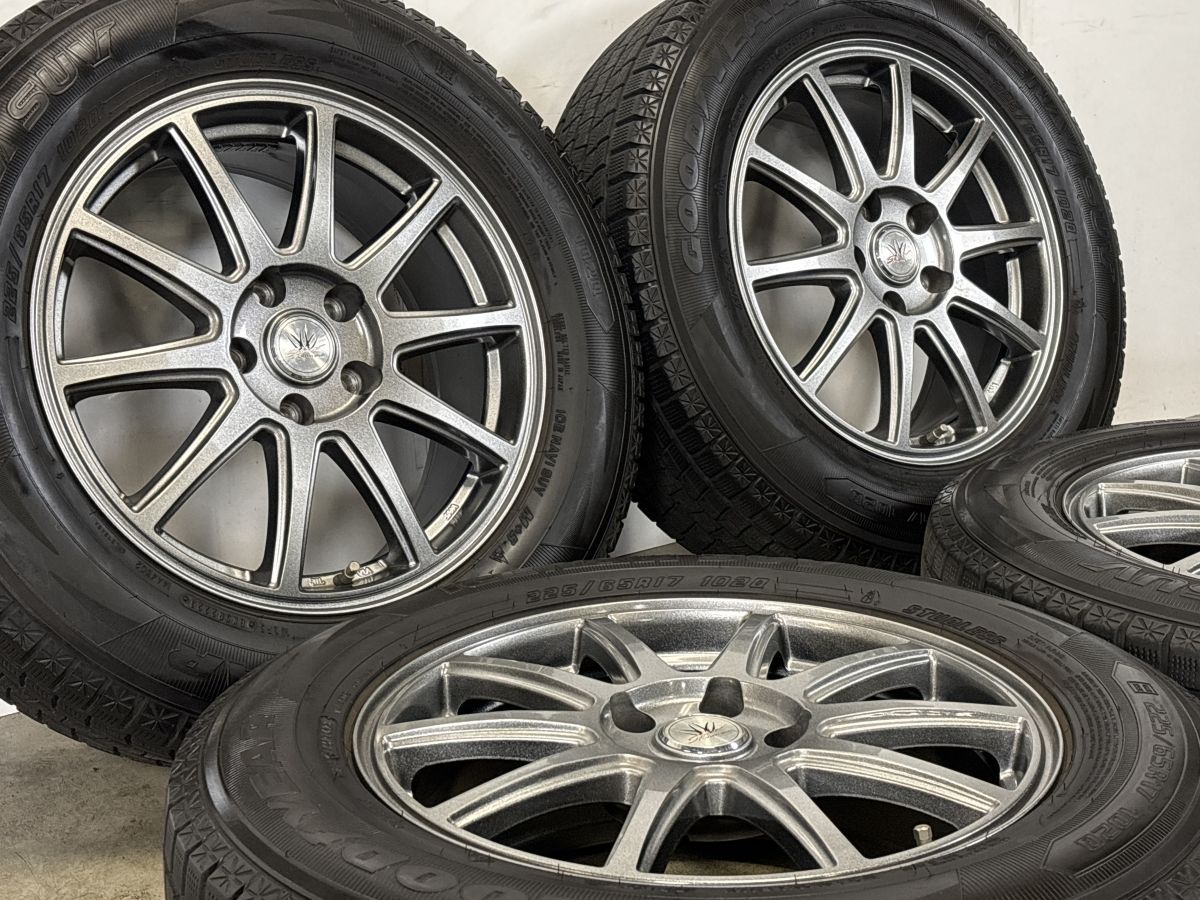バリ溝 美品】ロクサーニ スポーツ 17in 7J +48 PCD114.3 グッドイヤー