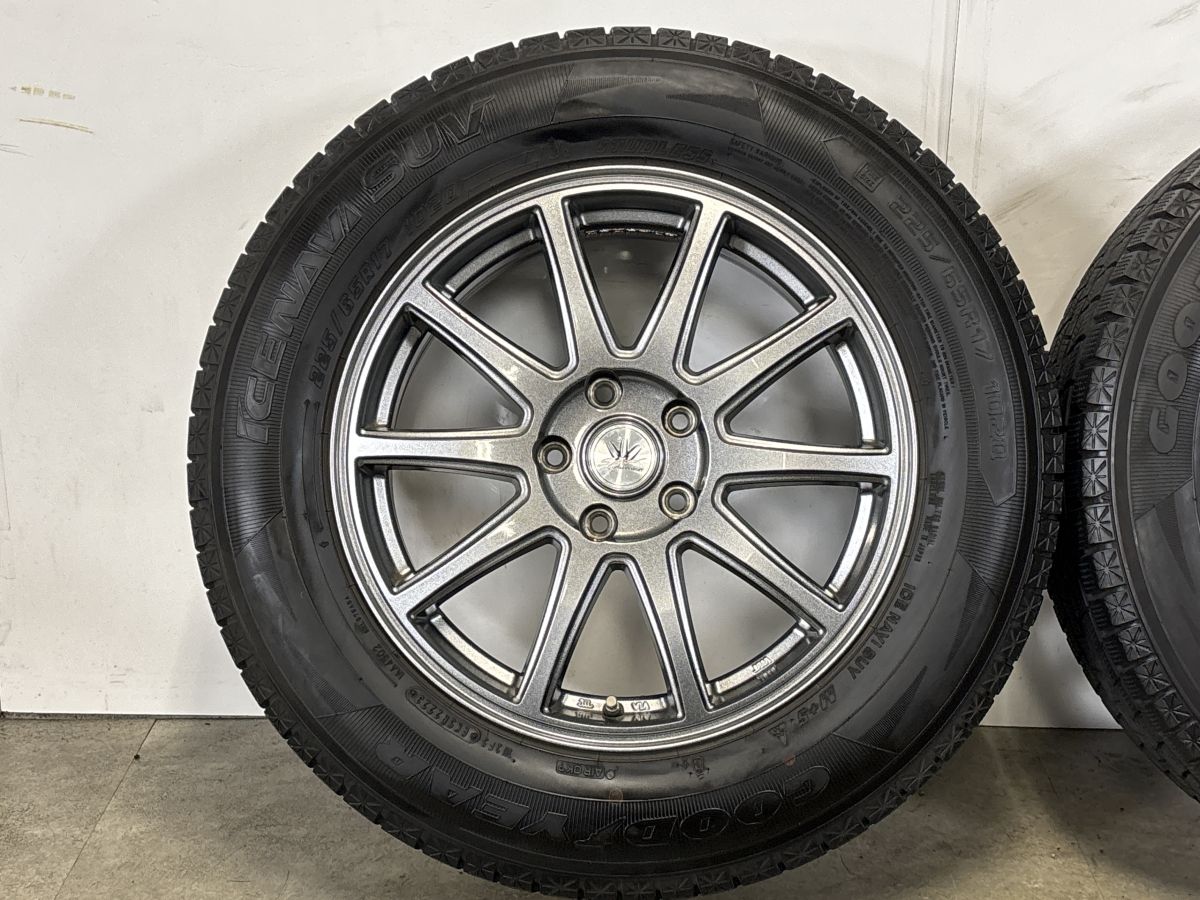 バリ溝 美品】ロクサーニ スポーツ 17in 7J +48 PCD114.3 グッドイヤー
