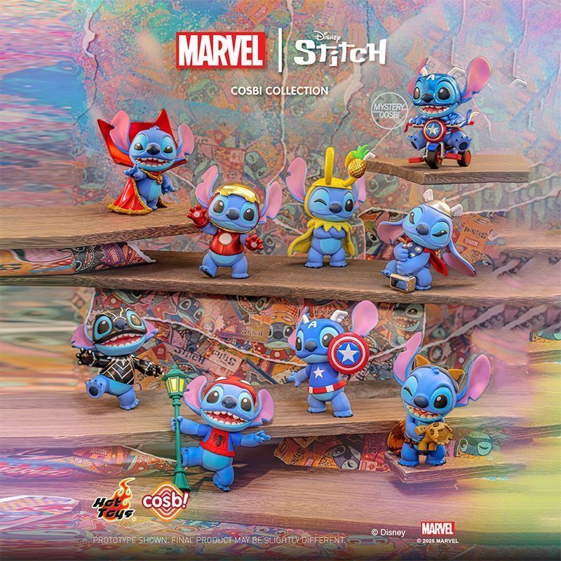 HOTTOYS COSBI コスビ スティッチ マーベル コラボ フィギュア 8種入り