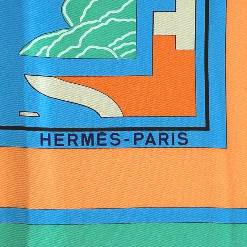 エルメス HERMES スカーフ カレ90 PUZZLE パズル レディース ブランド