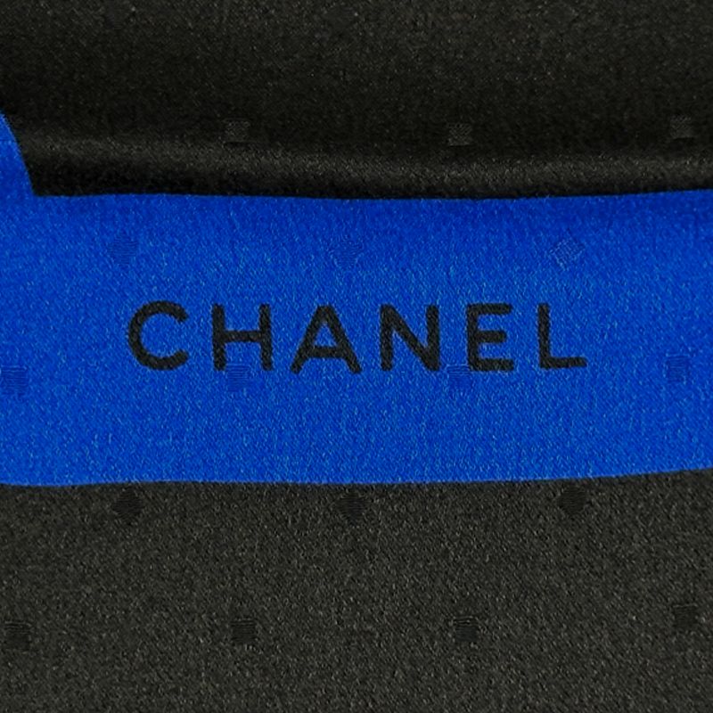 シャネル CHANEL スカーフ レディース ブランド シルク ブラック