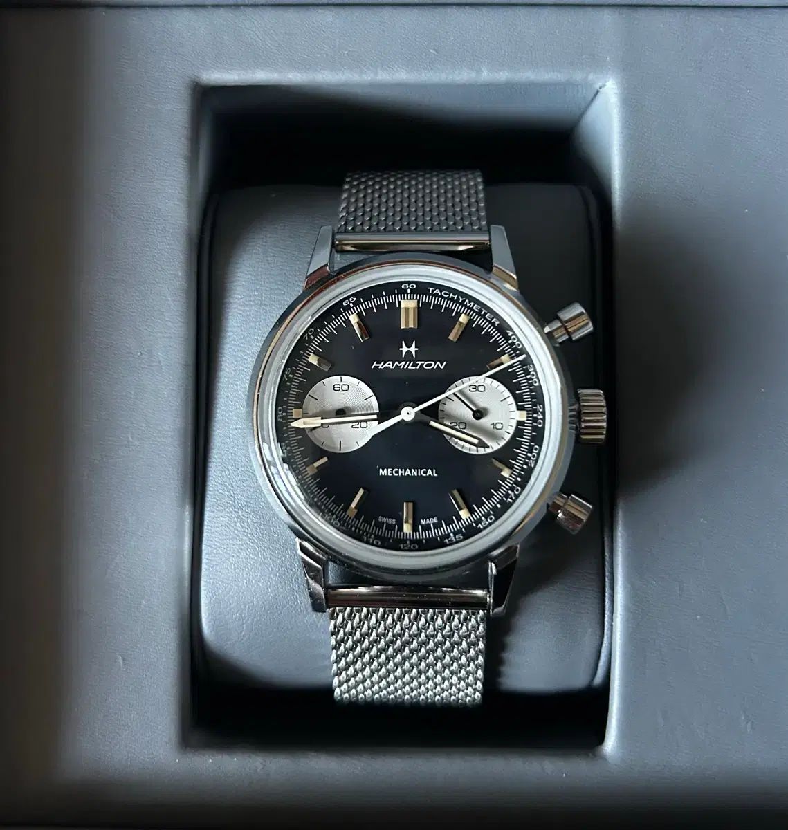 ハミルトン イントラマティック メカニカル 역팬더 ブレス 40mm