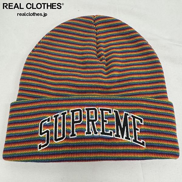 Supreme/シュプリーム Rainbow Stripe Beanie ビーニー/ニット帽