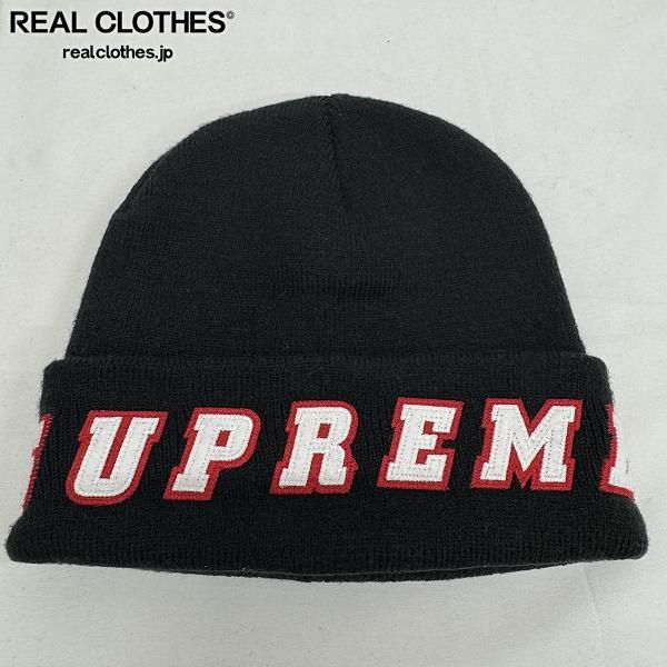 Supreme/シュプリーム【19SS】Felt Logo Beanie ビーニー/ニット帽 ブラック