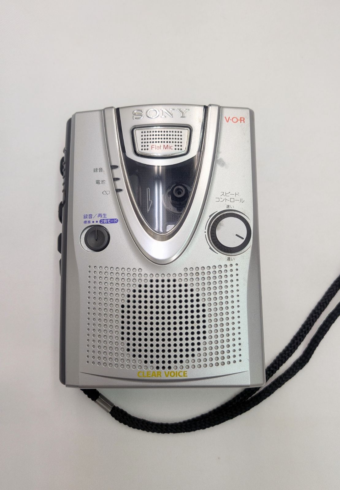 N【ヴィンテージ】SONY カセットレコーダー TCM-400 モノラル録音再生