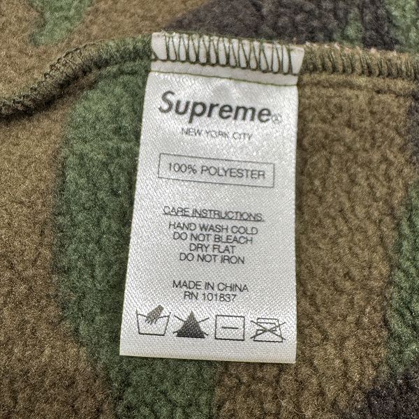Supreme/シュプリーム【15AW】Fleece Neck Gaiter Black ネック
