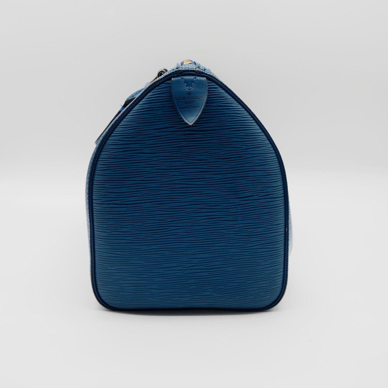 LOUIS VUITTON ルイ ヴィトン エピ スピーディ35 ブルー　青 Louis Vuitton エピ スピーディ 35 ボストンバッグ ブルー レザー ルイ