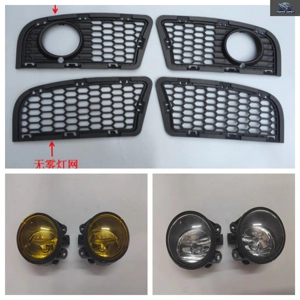 BMW 5シリーズ F10 F18 520 523 525 M5用 フロントフォグランプネットグリルバンパーランプカバーフレーム
