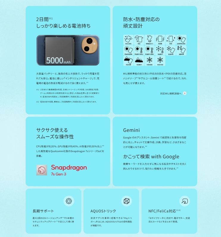 新品 AQUOS sense10 SH-M33 SIMフリー ペールミント - メルカリ