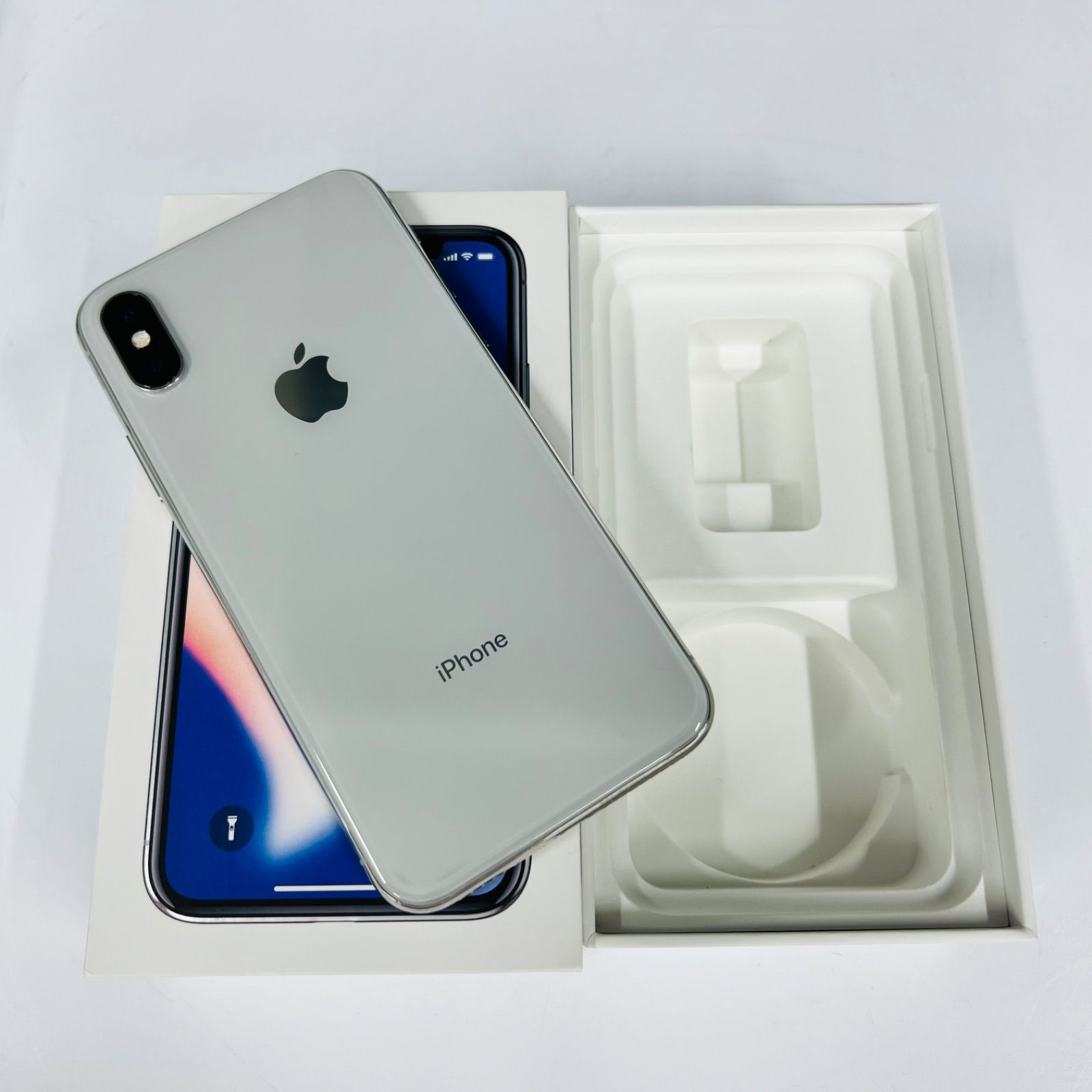 iPhone X 64GB SIMフリー シルバー (ジャンク) - メルカリ