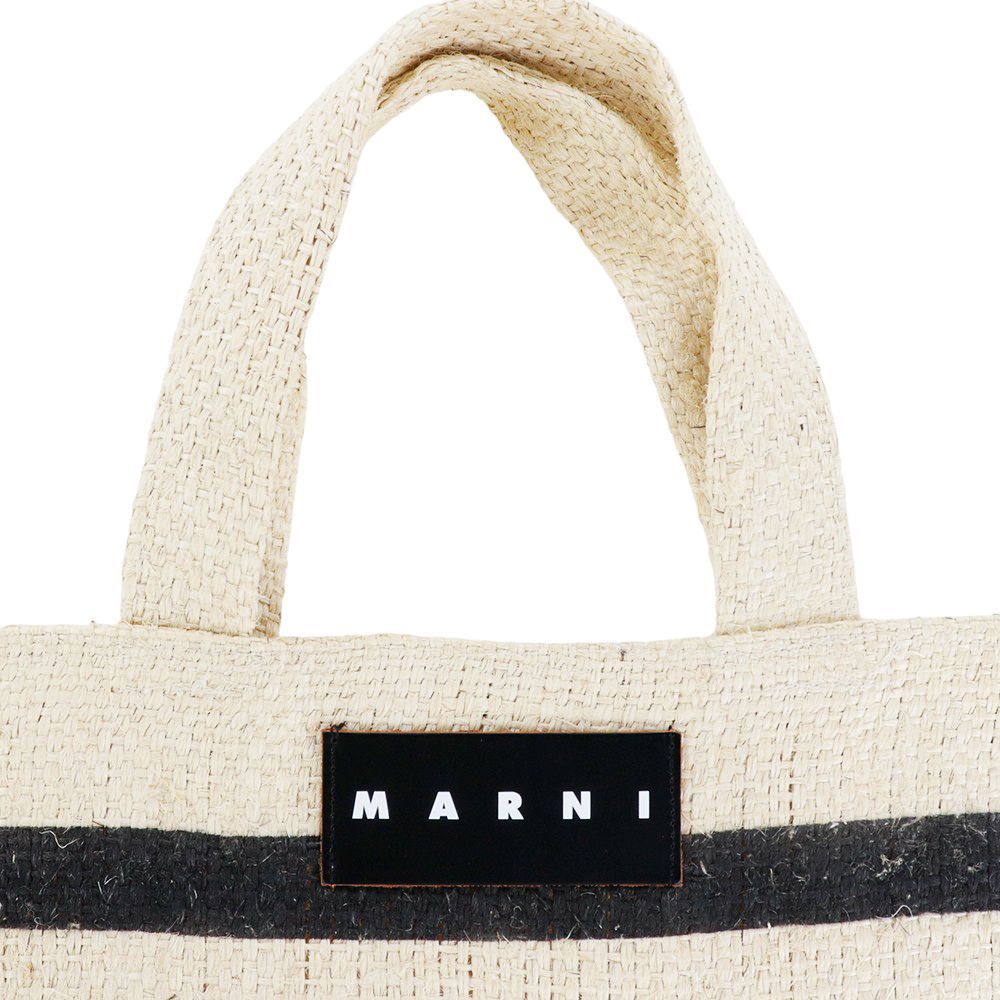 マルニ バッグ MARNI ストローバッグ カナパ スモール SHMH0003M1