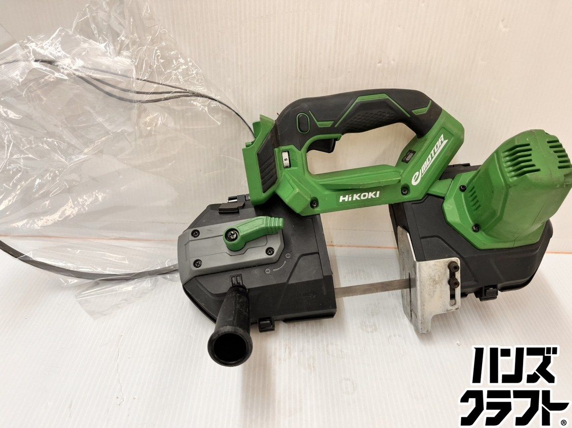 ★ハイコーキ 18V コードレスロータリバンドソー CB18DBL 本体のみ 替刃3本付き 中古