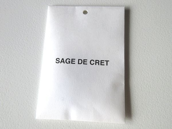 新品タグ付 SAGE DE CRET サージュデクレ 2024SS 製品洗い コットン