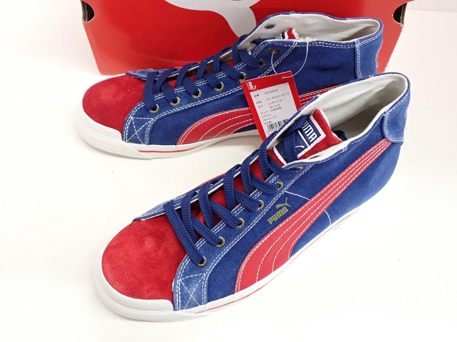 ★8509☆PUMA プーマ THREE TIMES MID S スリータイムズ ミッド S 181358-02 スニーカー 28 未使用美品