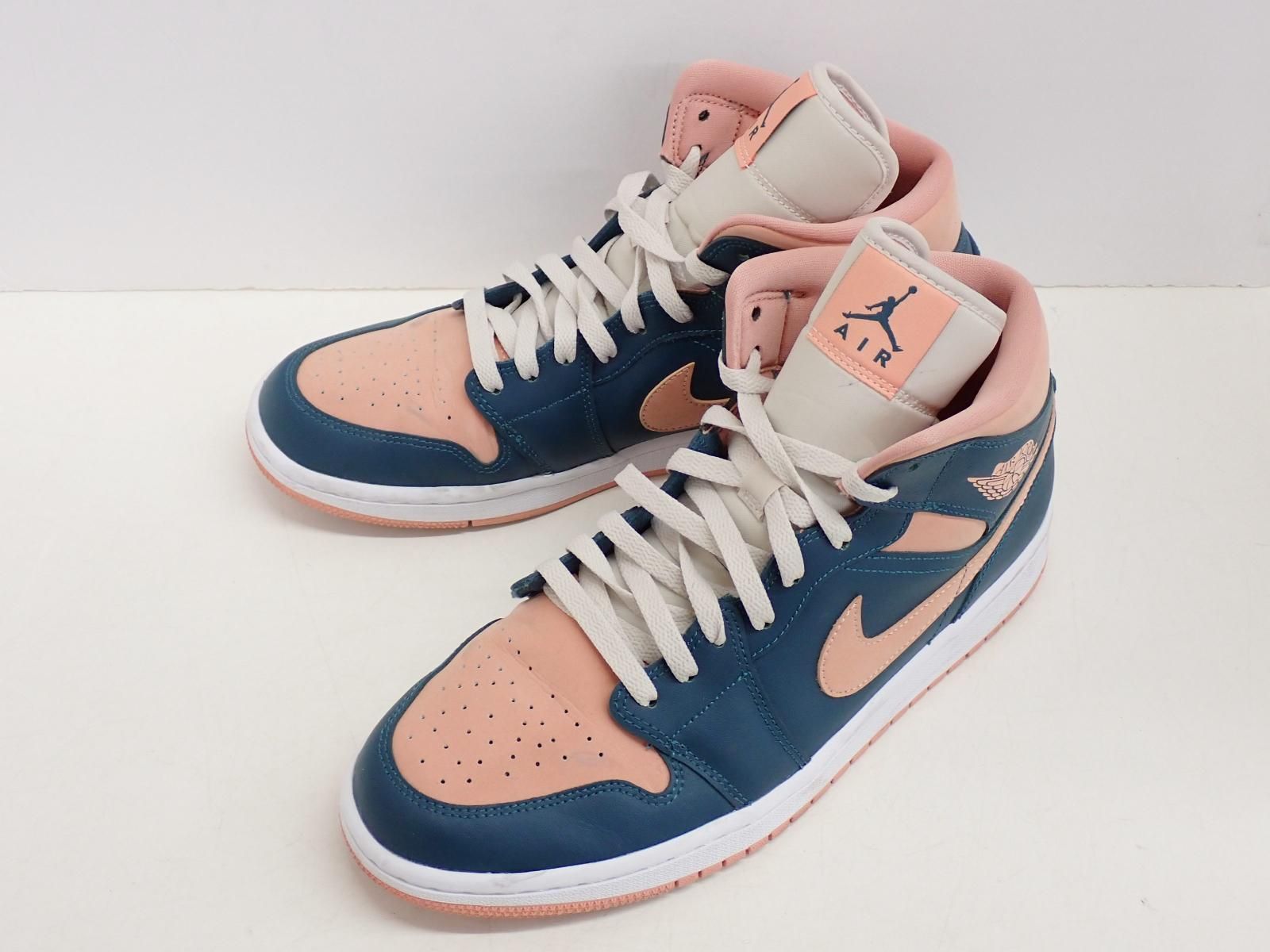 ★8520☆NIKE ナイキ WMNS AIR JORDAN 1 MID ウィメンズ エア ジョーダン 1 ミッド BQ6472-308 スニーカー 28 ウィメンズモデル