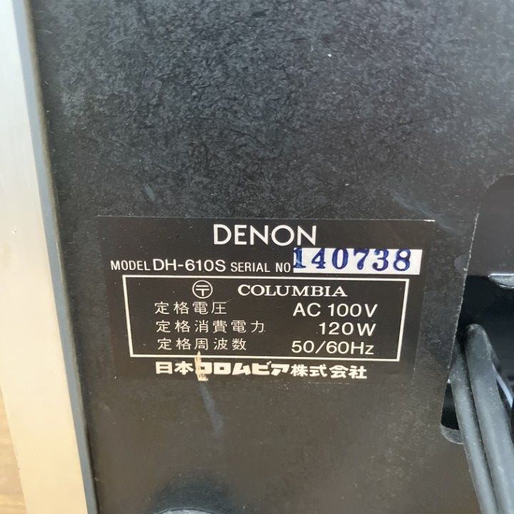 □02)【1点限り!】【通電確認済み】DENON デノン DH-610S オープン