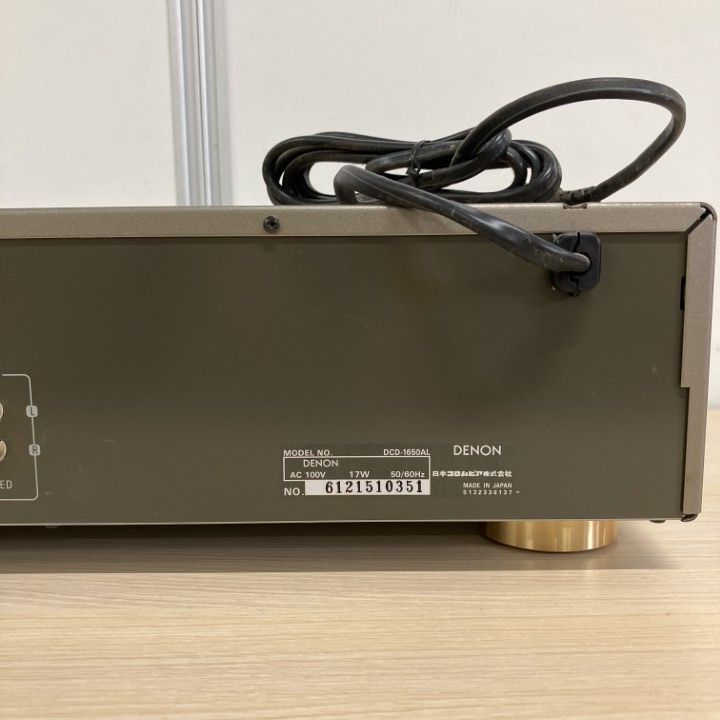 □01)【1点限り!】【通電確認済み】DENON DCD-1650AL ステレオCD 