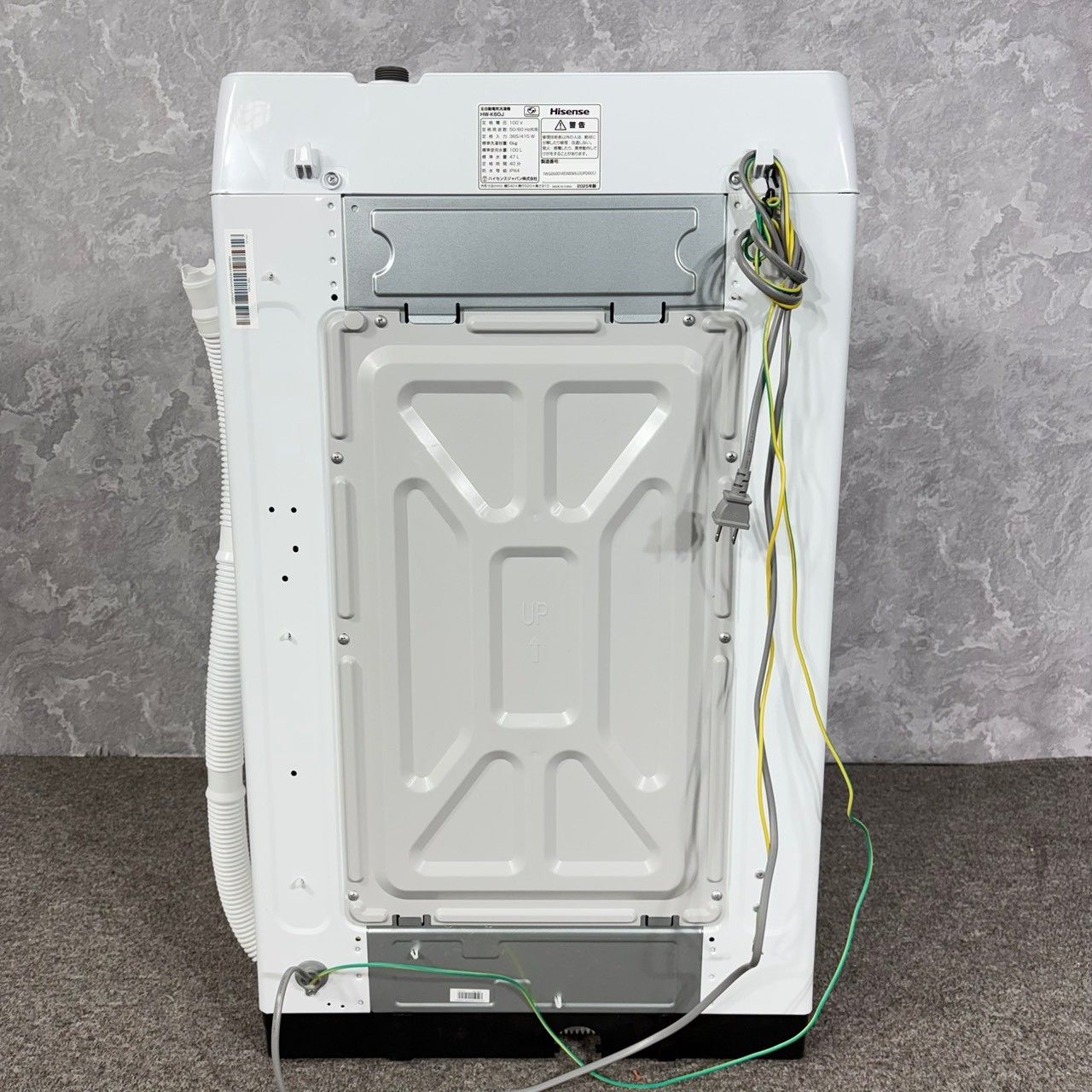 2025年製】 極美品 Hisense ハイセンス 洗濯機 HW-K60J 6.0㎏ - メルカリ