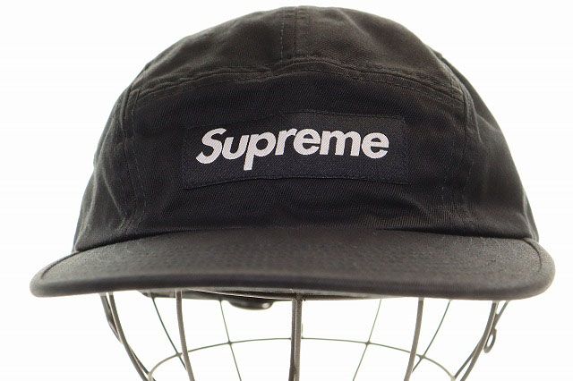 シュプリーム SUPREME 26SS WASHED CHINO TWILL CAMP CAP BLACK