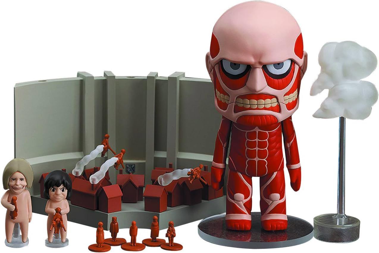 進撃の巨人 ねんどろいど 超大型巨人 & 進撃のプレイセット - メルカリ