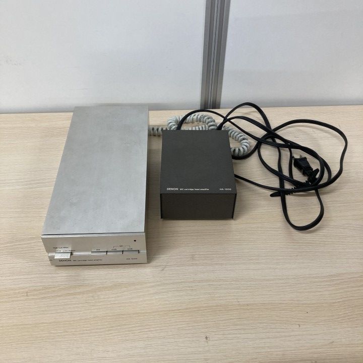 ▲01)【1点限り!】【通電確認済み】DENON HA-1000 MCヘッドアンプ/デノン/音響機材/オーディオ機器/B