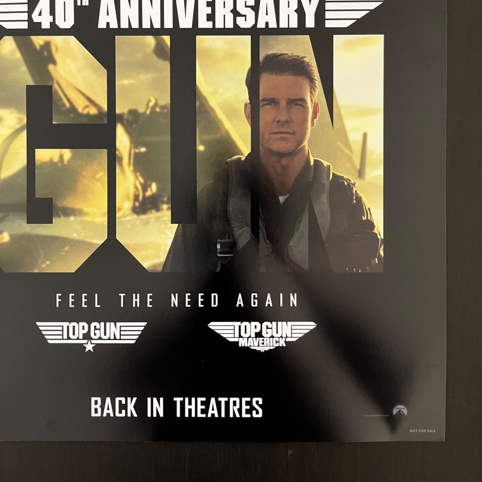 トップガン 40th Anniversary 入場者特典 A3ポスター B 海外限定