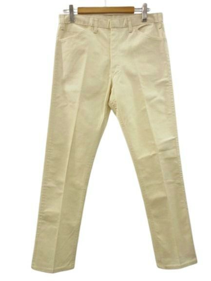 ヴィンテージ VINTAGE MALE CUSUALS デッドストック パンツ スリム 42TALON アイボリー W36