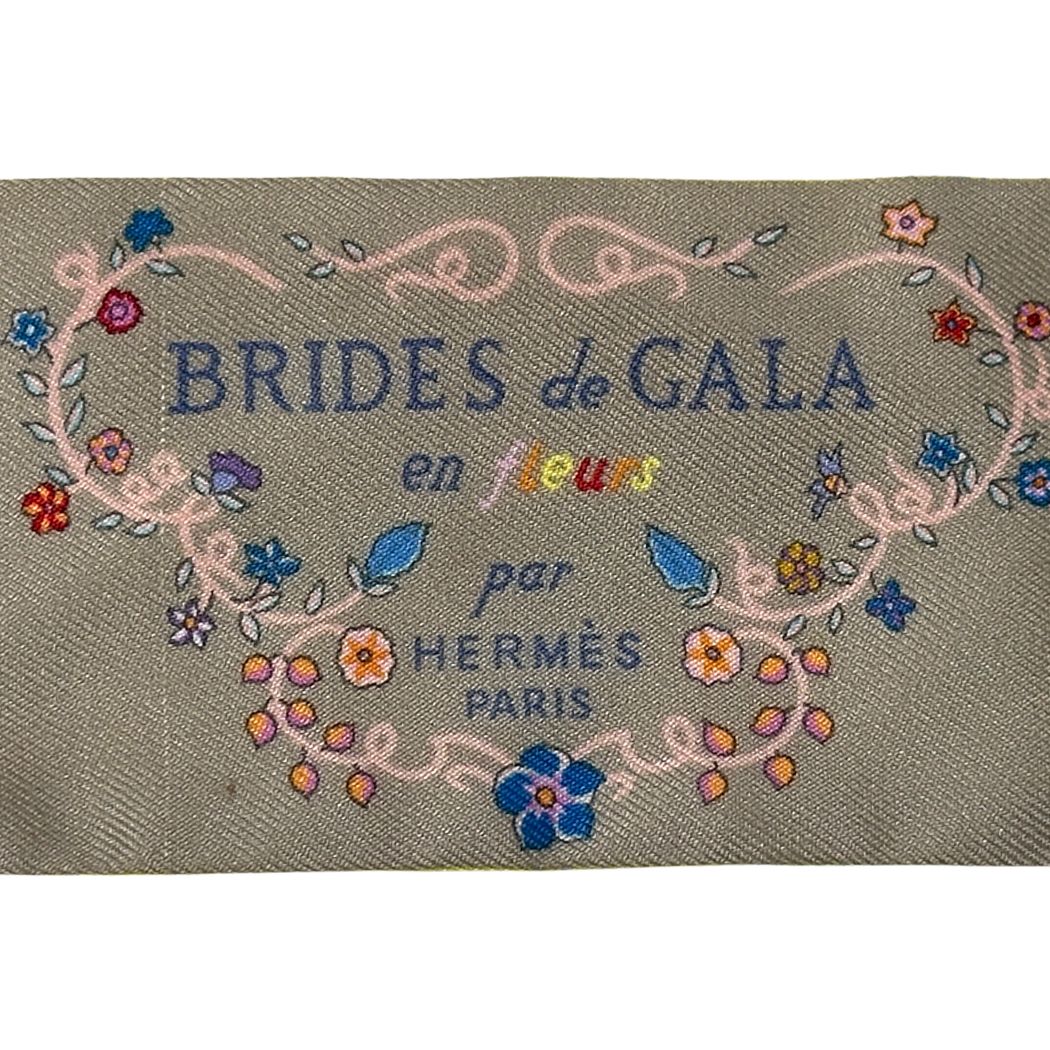 エルメス HERMES スカーフ ツイリー Brides de Gala en fleurs 花咲く