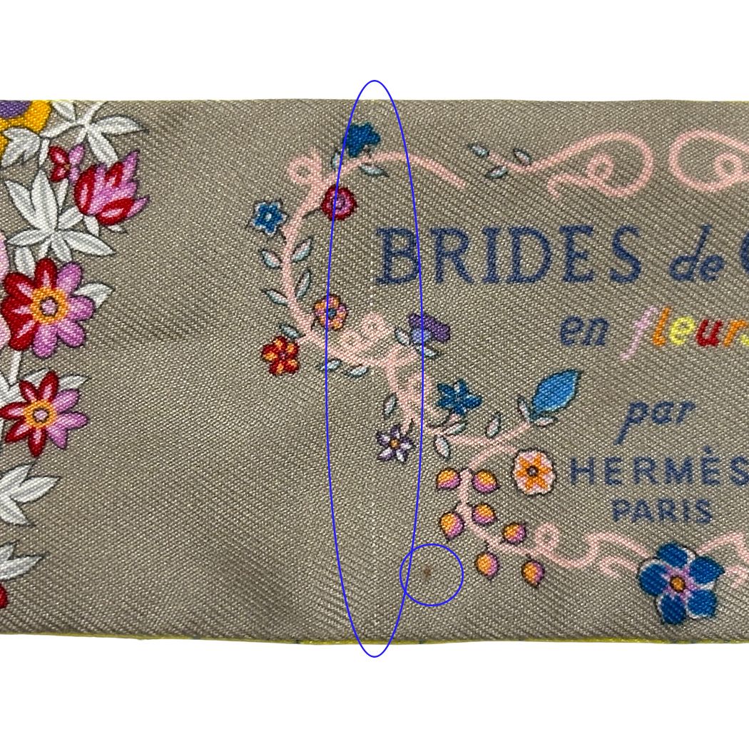 エルメス HERMES スカーフ ツイリー Brides de Gala en fleurs 花咲く