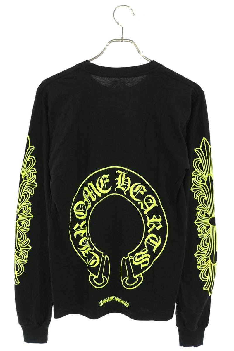 クロムハーツ CH L/S /1 袖フローラルバックホースシュープリント長袖