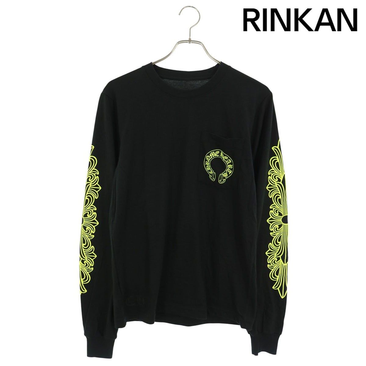 クロムハーツ CH L/S /1 袖フローラルバックホースシュープリント長袖