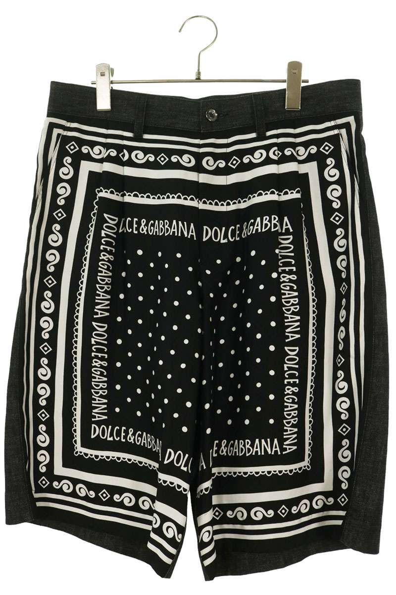 Dolce & Gabbana クラウンモノグラム 総柄 ハーフパンツ メルカリ