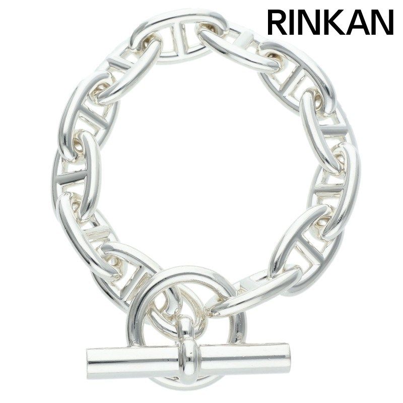 エルメス Chaine d'Ancre GM シェーヌダンクルGMシルバーブレスレット メンズ 12LINK