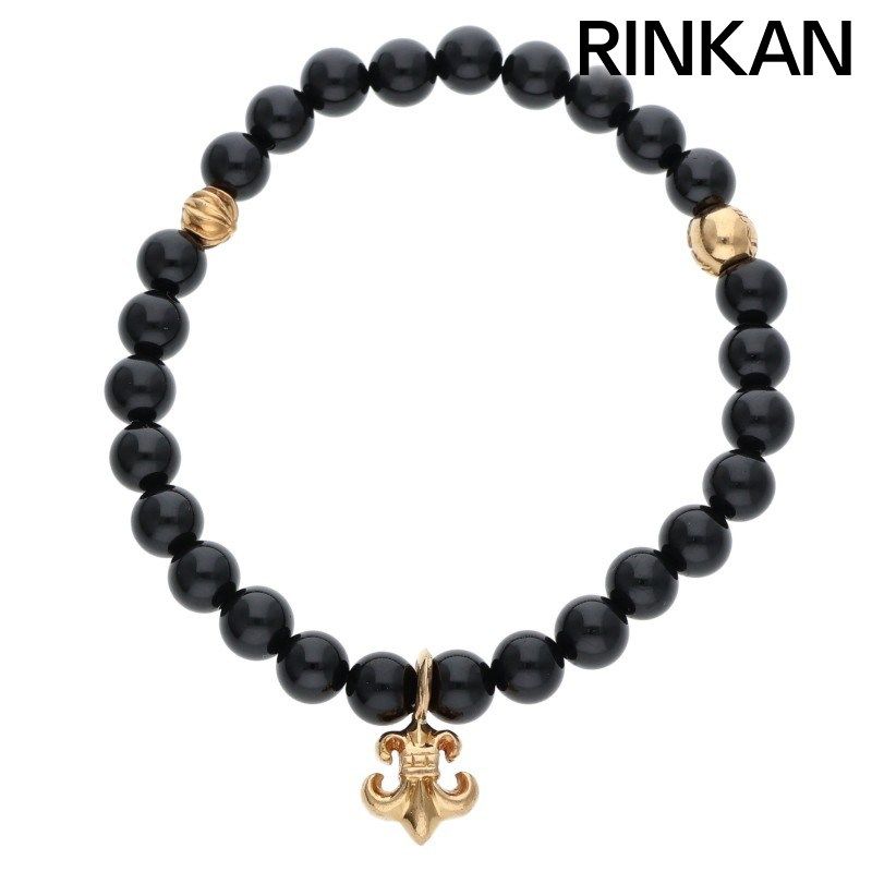 クロムハーツ 22k 6mm BEAD 6mmビーズブレス BSフレアBEAD6mmビーズブレスレット メンズ