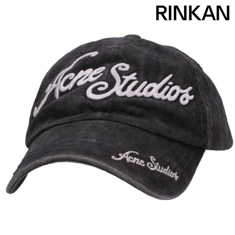 アクネストゥディオズ FN-UX-HATS000240 ロゴ刺繍帽子 メンズ ONE SIZE