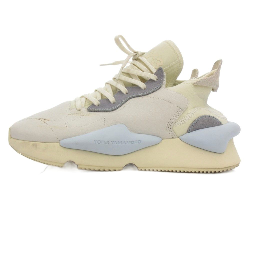 アディダス adidas ワイスリー Y-3 ヨウジヤマモト Kaiwa スニーカー シューズ ローカット IG4058 25.5cm 白 ホワイト 青 ブルー /MG