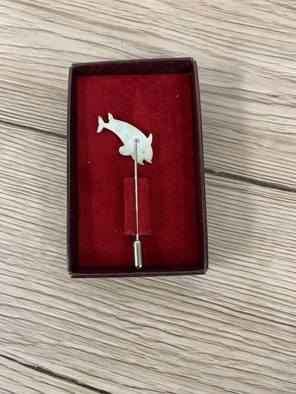 Georg Jensen ジョージ・ジェンセン ピンブローチイルカ 925 シルバー