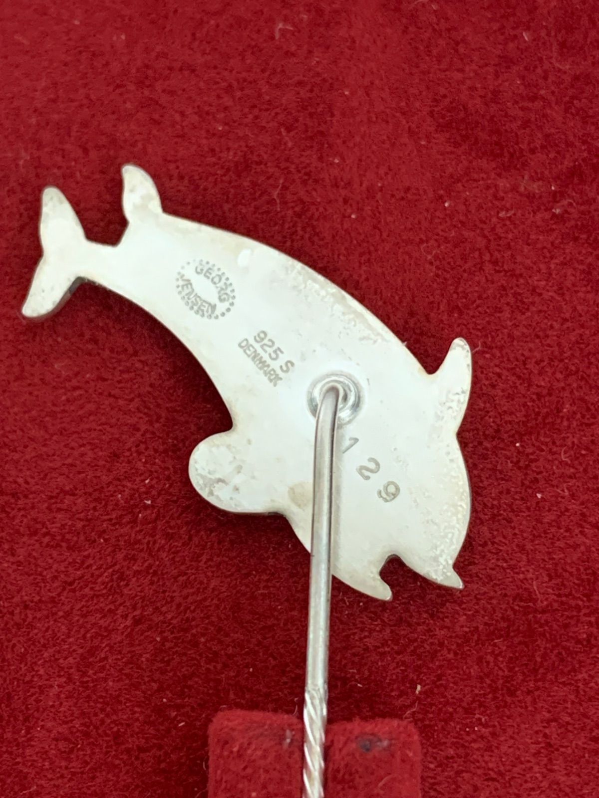 Georg Jensen ジョージ・ジェンセン ピンブローチイルカ 925 シルバー