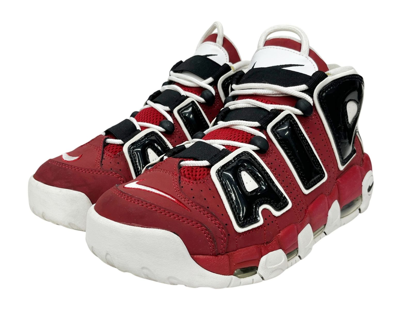 NIKE (ナイキ) AIR MORE UPTEMPO 96 エア モアアップテンポ スニーカー 27cm US9 バーシティ レッド×ブラック メンズ/028