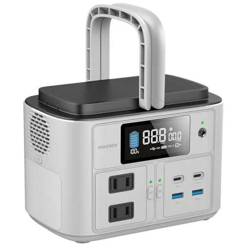 ☆新品☆ポータブル電源 蓄電池 小型 192Wh 60000mAh 定格200W リン酸鉄リチウムイオン PD100W 防災 アウトドア キャンプ 車中泊 軽量 2.1kg NEX430 (ホワイト) 36044ea7