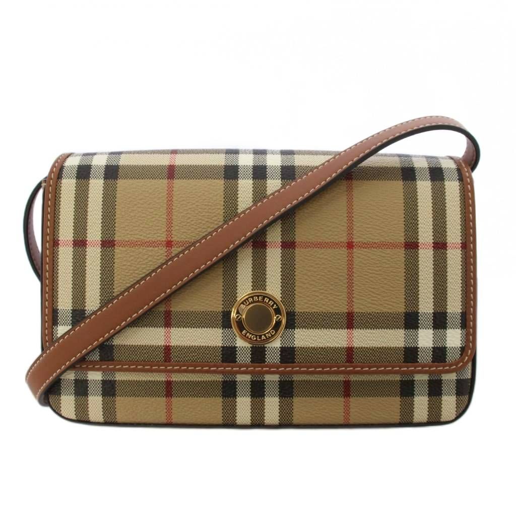 バーバリー BURBERRY ハンプシャーバッグ HAMPSHIRE BAG ショルダーバッグ ノバチェック ベージュ A7026 /YT