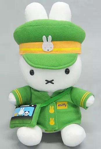 中古】ぬいぐるみ ミッフィー 駅員さん ぬいぐるみ 「miffy and