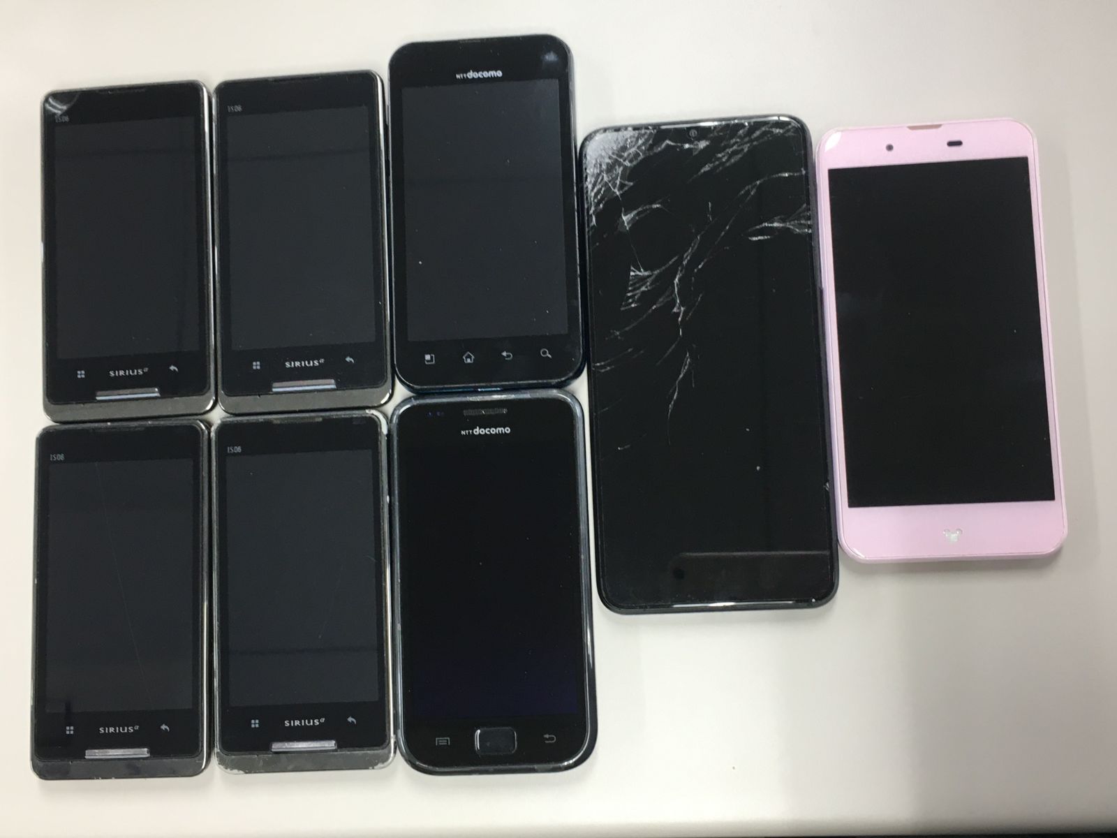 ジャンクスマホ8台セット SC-02B他 - メルカリ