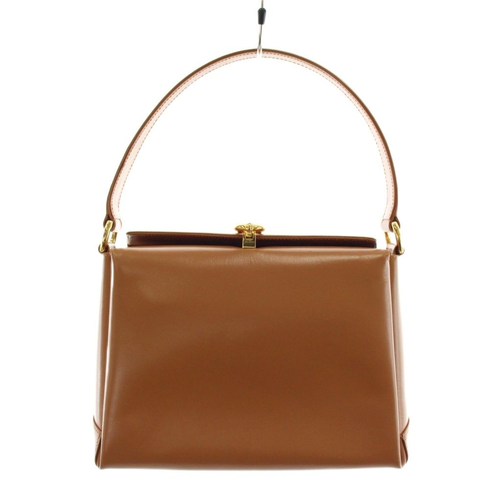 グッチ GUCCI オールドグッチ ハンドバッグ レザー 茶 ブラウン /AN32 ■OH