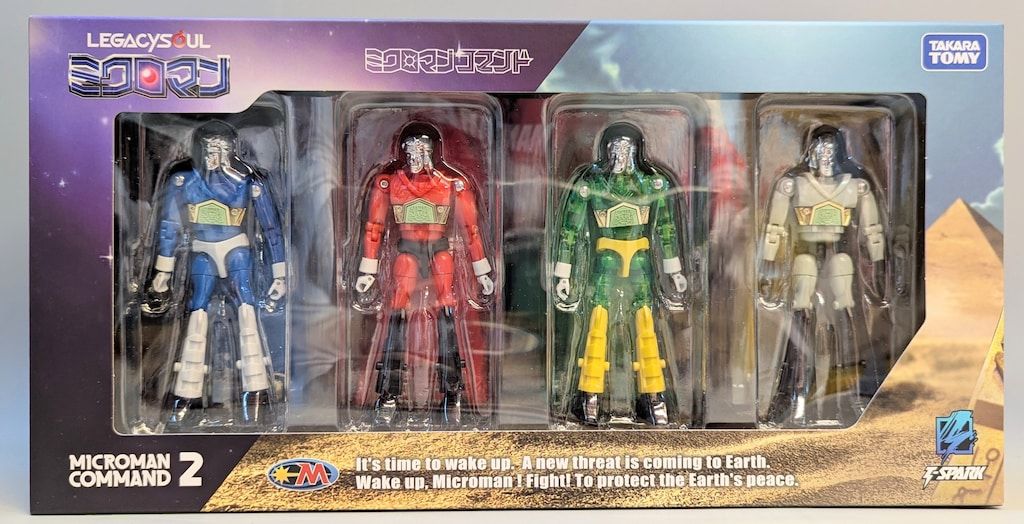 タカラトミー LEGACY SOUL T-SPARK ミクロマンコマンド2号 4体セット