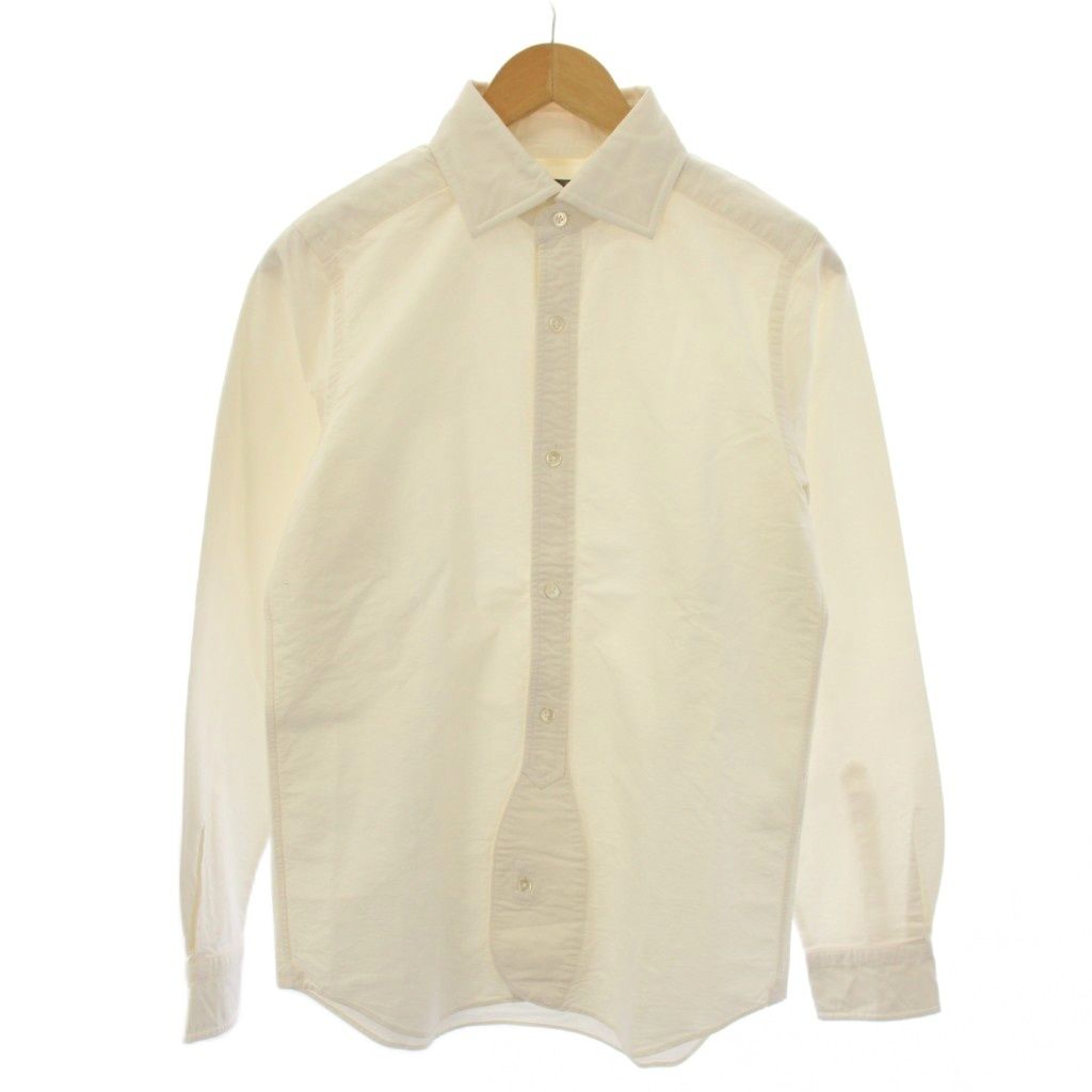 ナイジェルケーボン NIGEL CABOURN BRITISH OFFICERS SHIRT OX ワイシャツ 長袖 コットン 44 白 8044-00-10000 /BM14 9,159円