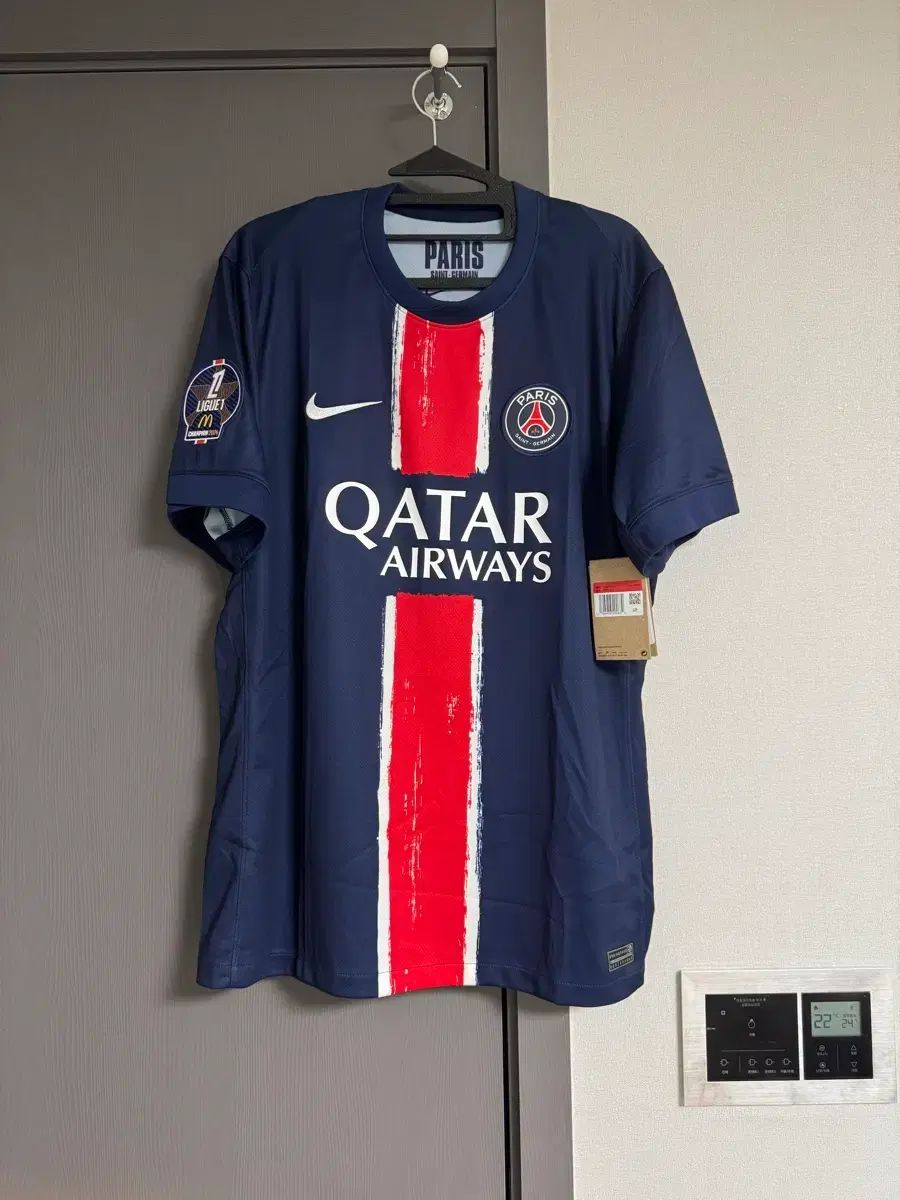 (最終割引) 24-25 PSG HOME ADV イ・カンイン ハン글マーキング タグ付き新品